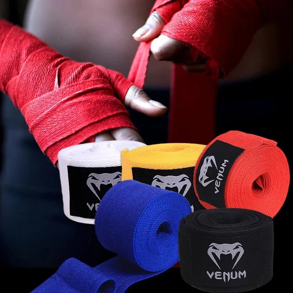 Hot Sale MMA Training 3m Comfortable Wear Resistant Breathable Semi Elastic Custom Logo Boxing Bandage Hand Wraps