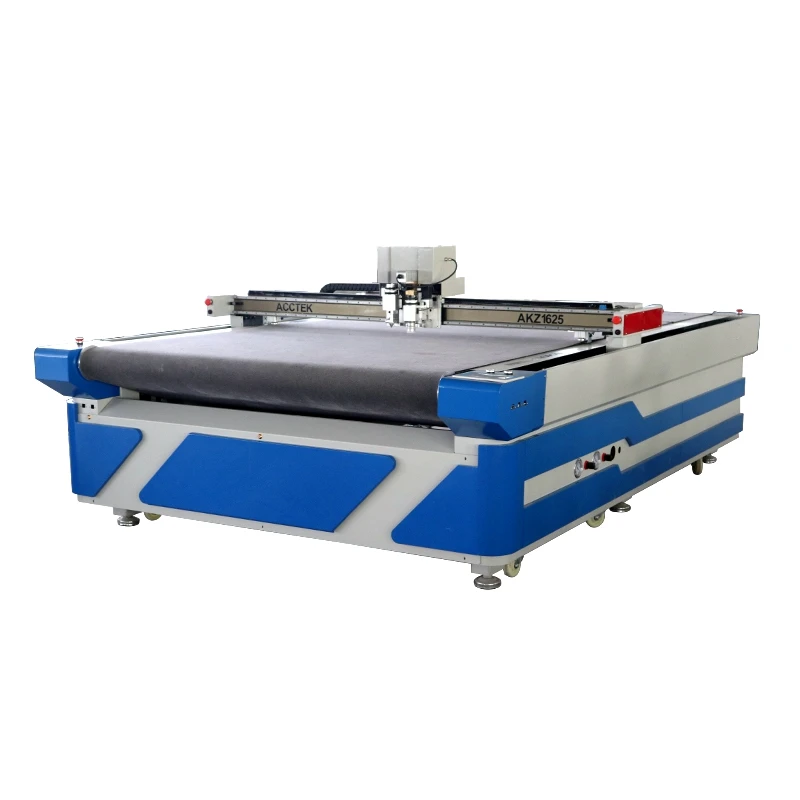 Auto feeding table vibration knife Cutting machine textile round knife for Jeans cloth leather fabric