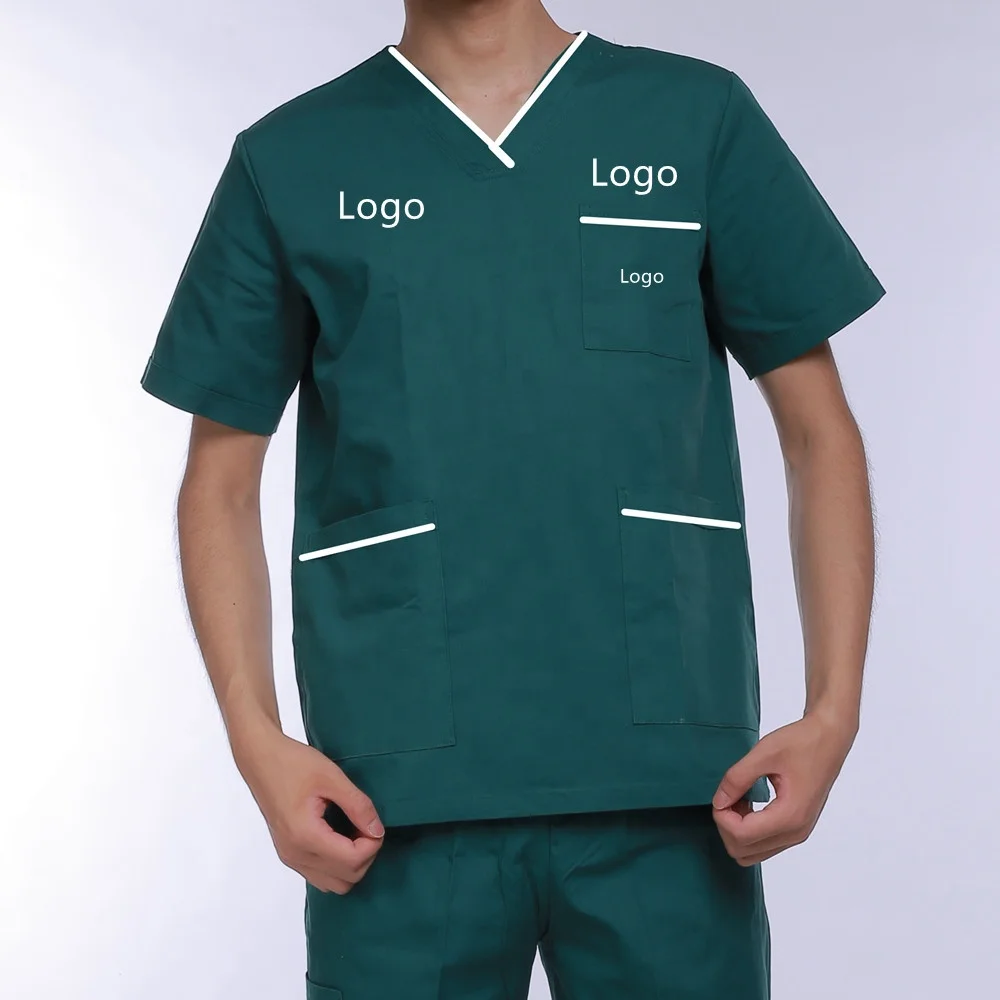 High Quality  Nice Material Hospital Uniform Medical Staff Nursing Scrub Medical Scrubs Uniform