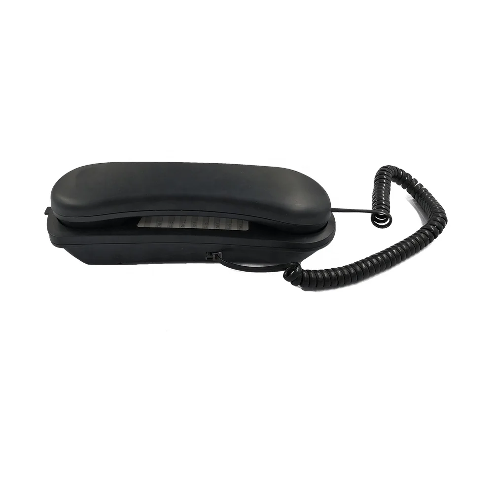 Small Size Trimline Corded Telephone With Bottom Light and Wall Mounted Telephone Compatible With Avaya NEC PBX