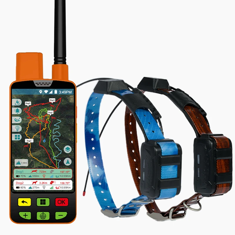 ESEEK VHF/4G GPS Tracker for Hound Hunting GPS Dog Locator Free Web Dog GPS Tracker