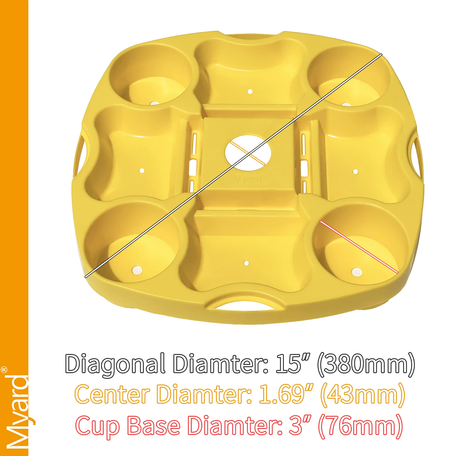Recommend Durable In Weather Versatile Umbrella Tray Holds Drinks Snacks Phones And More