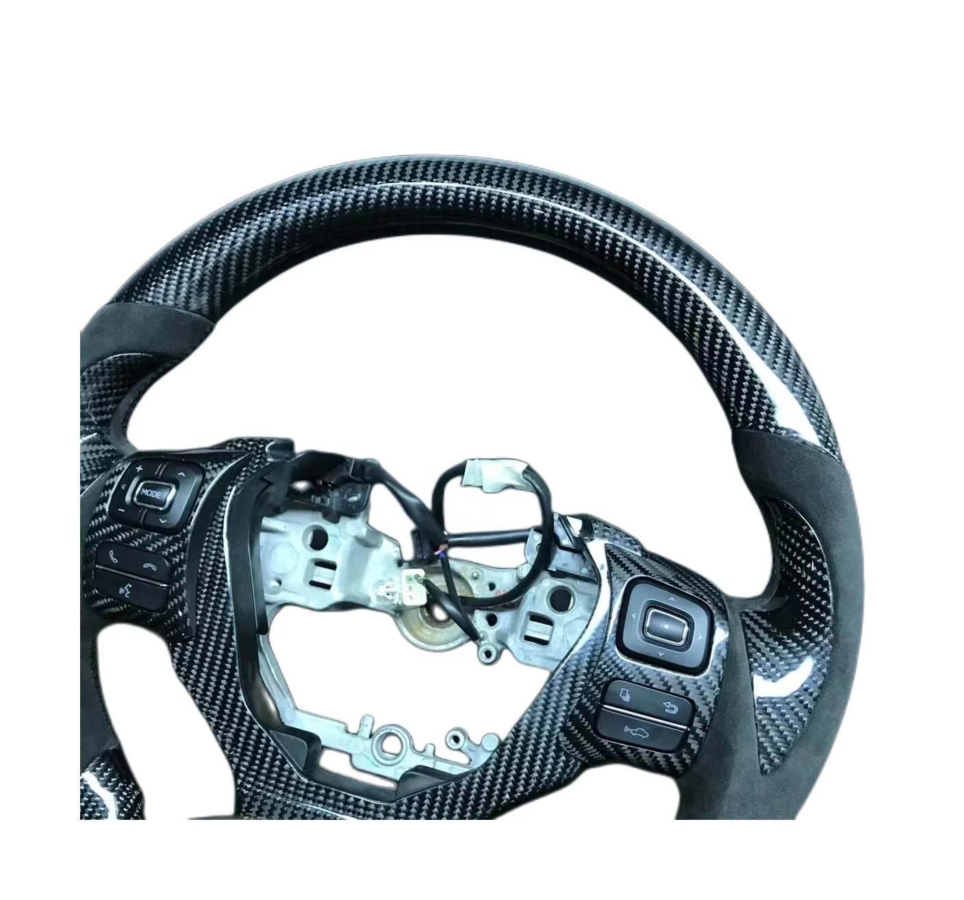 Customized carbon fiber steering wheel suitable for Lexus IS350  IS250 IS ES RX NX LS UX LC GS GX LX LC Alcartara steering wheel