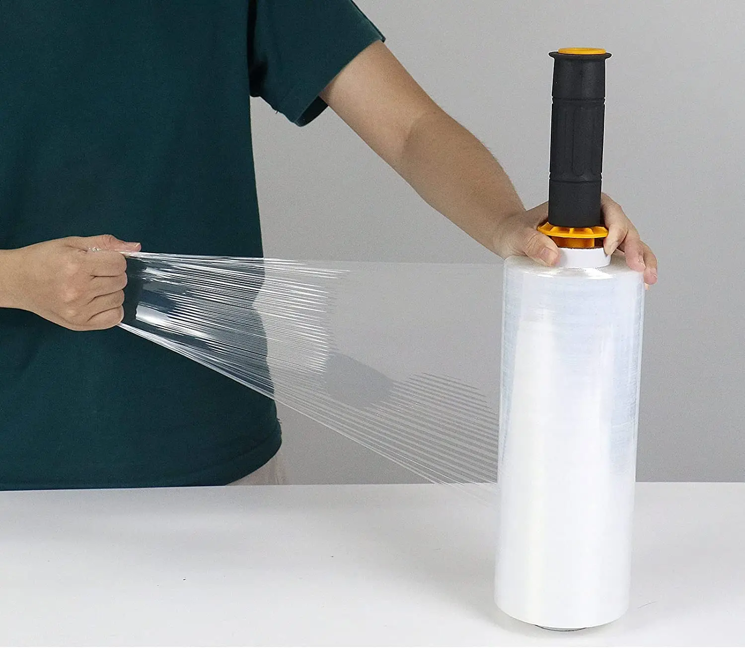 Customizable 23 Micron Lldpe Pallet Wrap Stretch Film For Machine Use /hand use