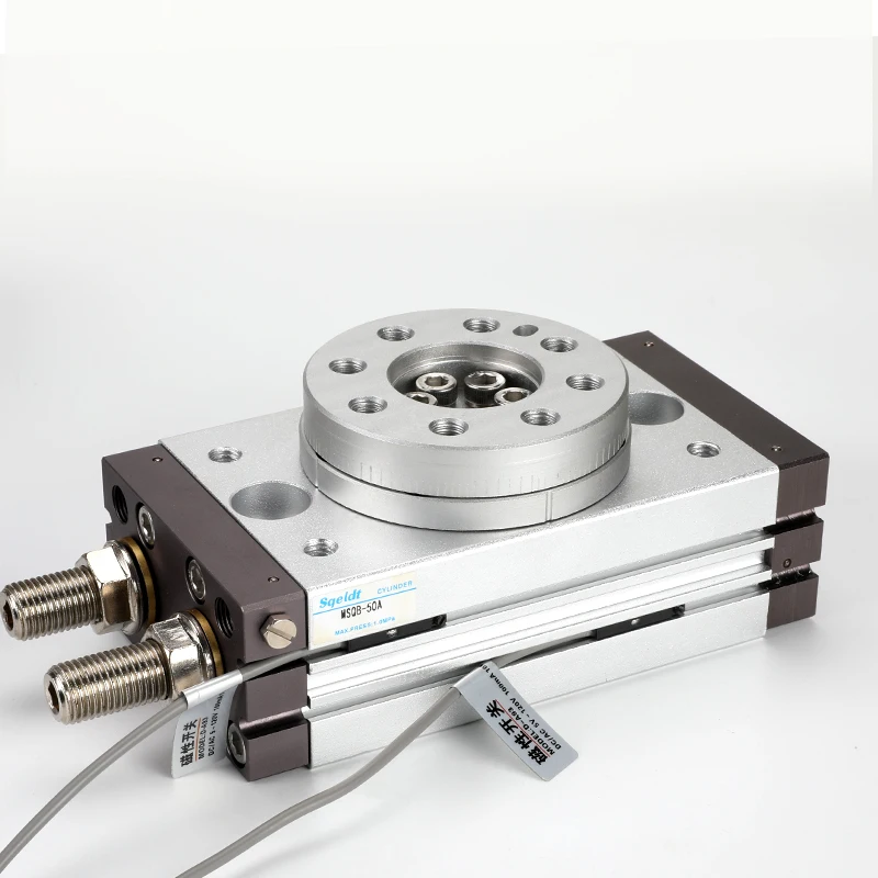 Rotating cylinder msqb-3A7A10A20A50A70A100A200A swing pneumatic 90 degree 180 degree rotating pneumatic cylinder