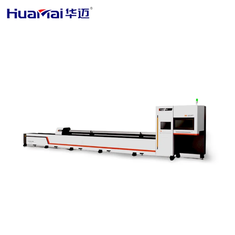 2 chuck 3000w  large profile laser pipe tube cutting machine max with tube feeder