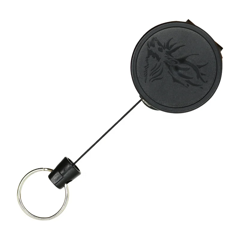 
QORI Hight Quality Retractable Badge Reel heavy duty Plastic Outdoor Clip Keyring Badge Reels 