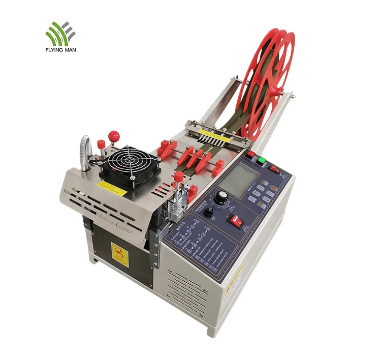 Upgraded Automatic Webbing Cutting machine Hot and Cold Belt Cutting Machine Non woven Fabric Cutter