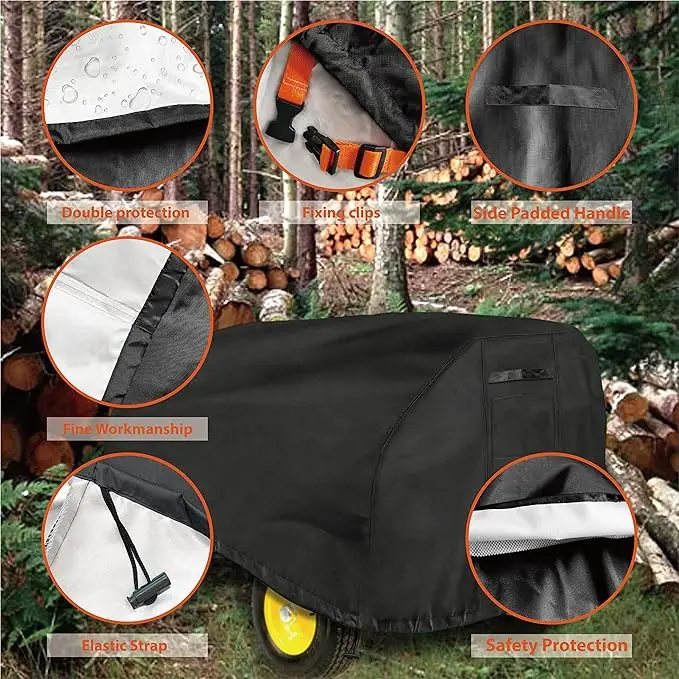 Log Slitter Cover, Outdoor Waterproof Slitter Cover, Heavy Duty All Weather Slitter Cover