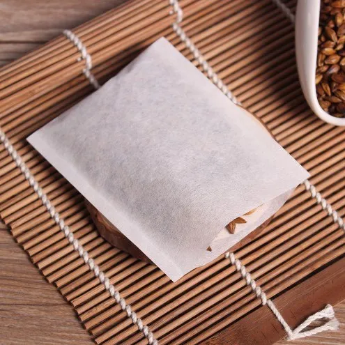 Wholesale Custom Size High Temperature Resistance Biodegradable Heat Seal Filter Paper Tea Bag