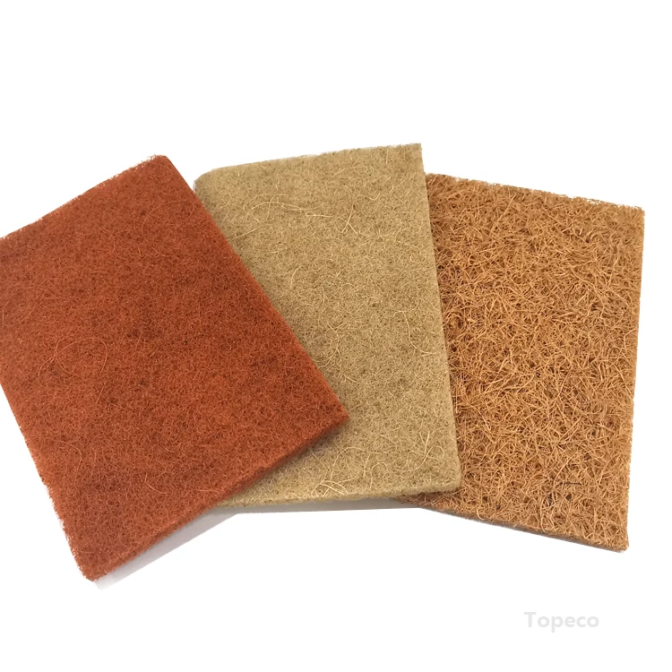 Топ продаж, оптовая цена, экологически чистая кухонная Кокосовая Мочалка для мытья посуды, Кокосовая мочалка, мощная губка, мочалка