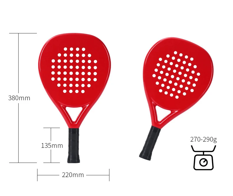 OEM Best Professional Beach Tennis Paddle Racket Carbon Fiber Custom Design Lightweight Padel Ball