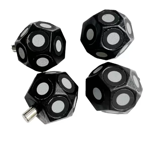 High-precision 6mm handheld laser scanning polygon scanner magnetic reflective marker ball for 3D scanning