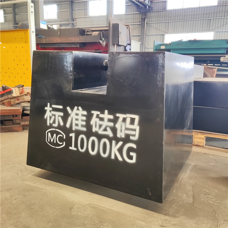 China Foundry Wholesale Heavy Duty Cast Iron Test Weight 1000 Kg Crane Counterweight