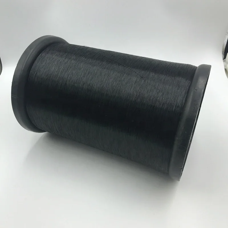 100% Polyester PET Monofilament Yarn 0.30MM BlackColor for Fishing Net
