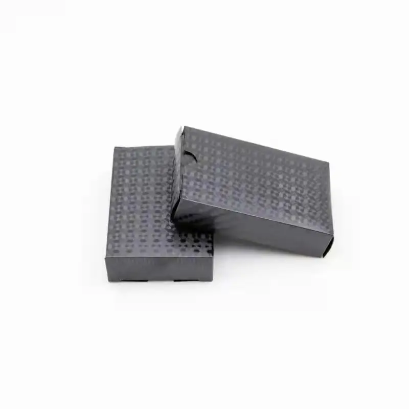 Custom Plastic Black Playing Cards PVC Waterproof Playing Poker cards