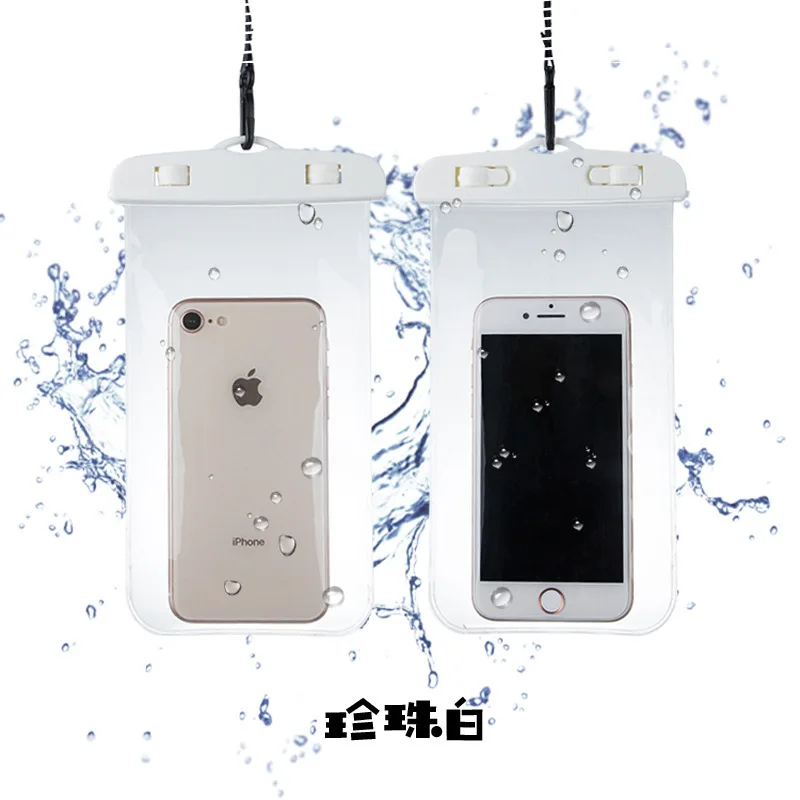 Wholesale outdoor Waterproof phone diving bag swimming phone bag waterproof phone case