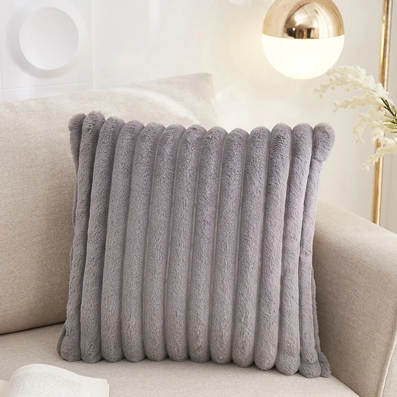 2024 Good Quality  Polyester Stripe European Decorative Pillow For Home Decor