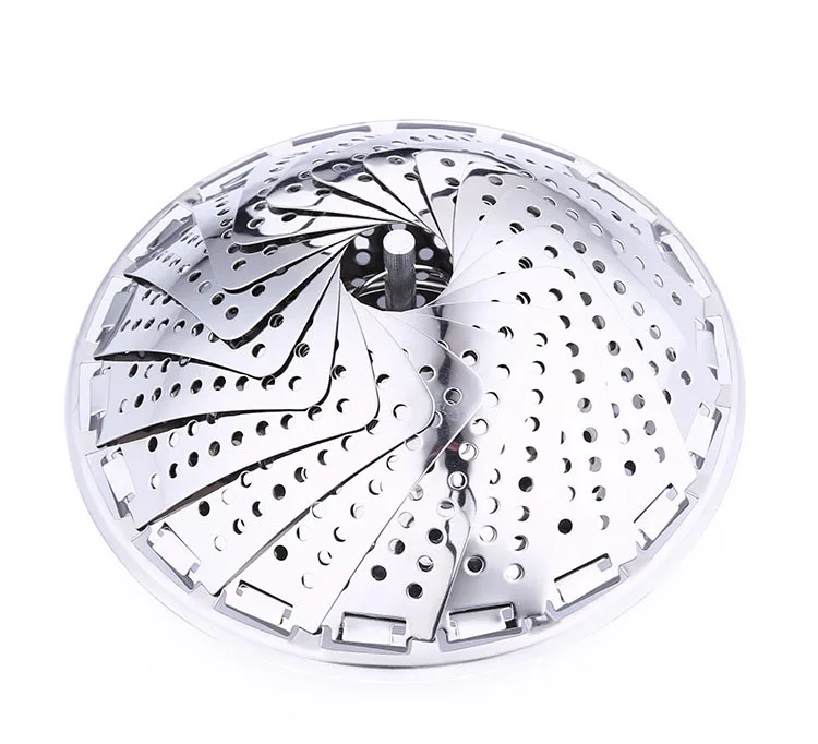 Stainless Steel Collapsible Steamer Insert for Steaming Veggie Food Seafood Cooking Vegetable Steamer Basket Rice Steamer
