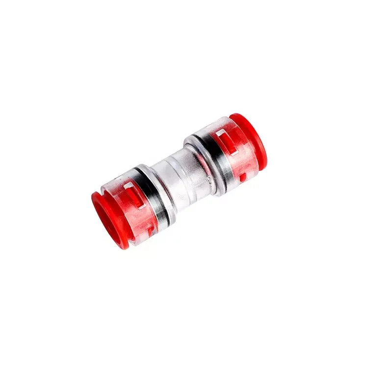 HDPE micro duct 22mm of protected cover with straight connector