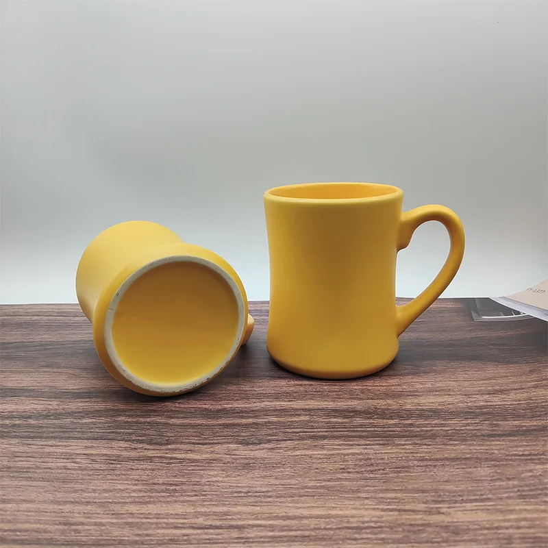 2024 Newest 450ml 16oz thick Vintage Ceramic Mug Diner Coffee Mug