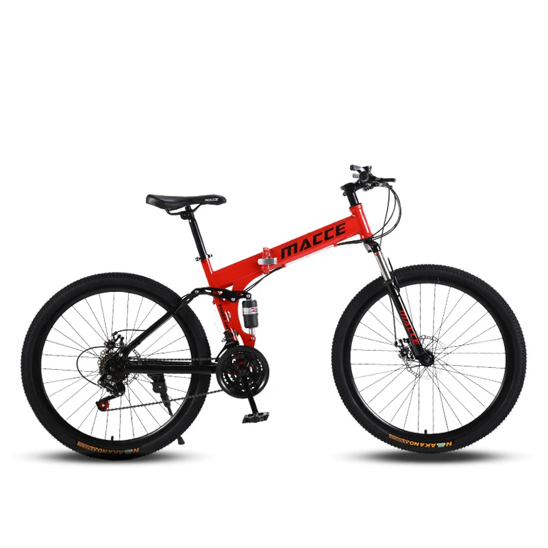 
29 Inch Full Suspension Folded Mountain Bicycle Aluminium Frame Folding Mountain Bike Carbon 29er Men 