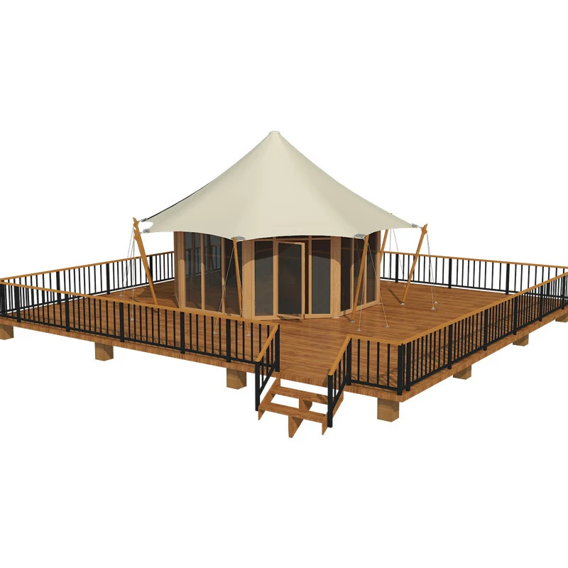 360 Degree Events Hotel Waterproof UV Resistance Glamping Igloo Geodesic Domes House Dome Tent