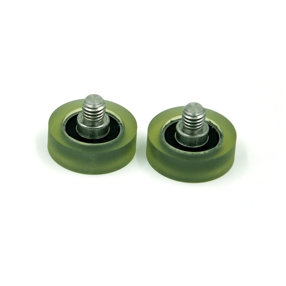 DASHU PU62522-7C1L8M6 5x22x7MM Roller Bearing Polyurethane Bearing With M6 Thread Wheel Low Noise Rubber Wheel for Machine