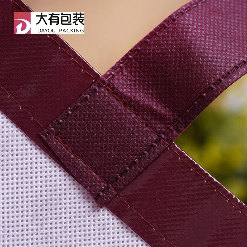 High quality china manufacturer wholesale durable recyclable material pp non woven packaging bag with logo