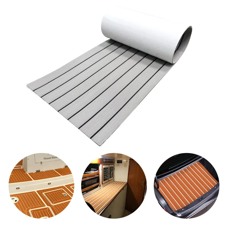 Hot Sale Marine Foam Boat Decking Eva Yacht Floor Mat Faux Teak Decking Sheet