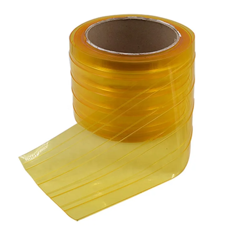 Высокое качество пользовательские насекомых-доказательство прозрачный желтый пластик 5 мм рулон ПВХ двери занавес