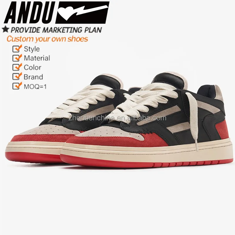 China Suede Sneakers Custom Original Man Sneakers Bootleg Genuine Leather Basketball Style Custom Men Shoes Casual Sport Shoes