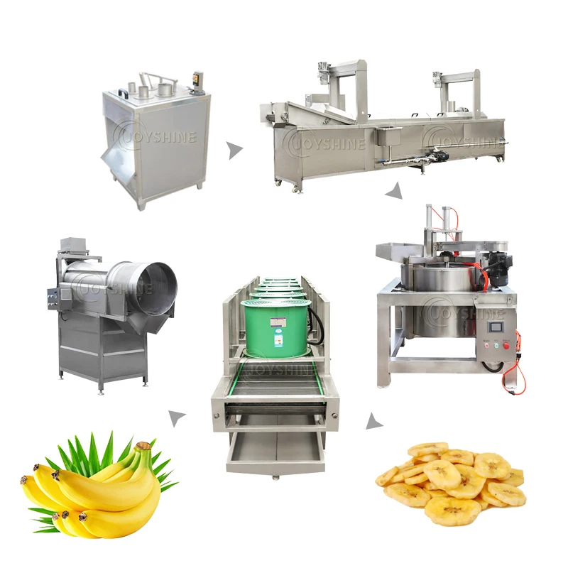 Small scale plantain chips production line banana chips making machine fruit chips production line