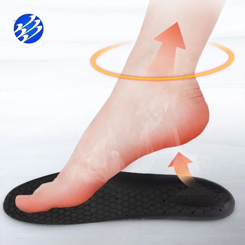 Graphene Shoe Insoles Anti Bacterial Odor Control Shock Absorbing Walking Inserts