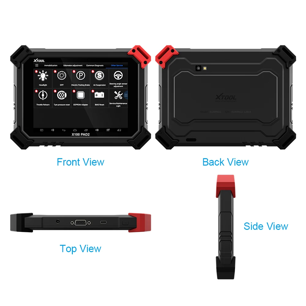  Профессиональный автомобильный диагностический инструмент XTOOL X100 PAD2 Pro OBD2 с ключевым программатором для VW 4-й 5-й иммобилайзера и регулировкой