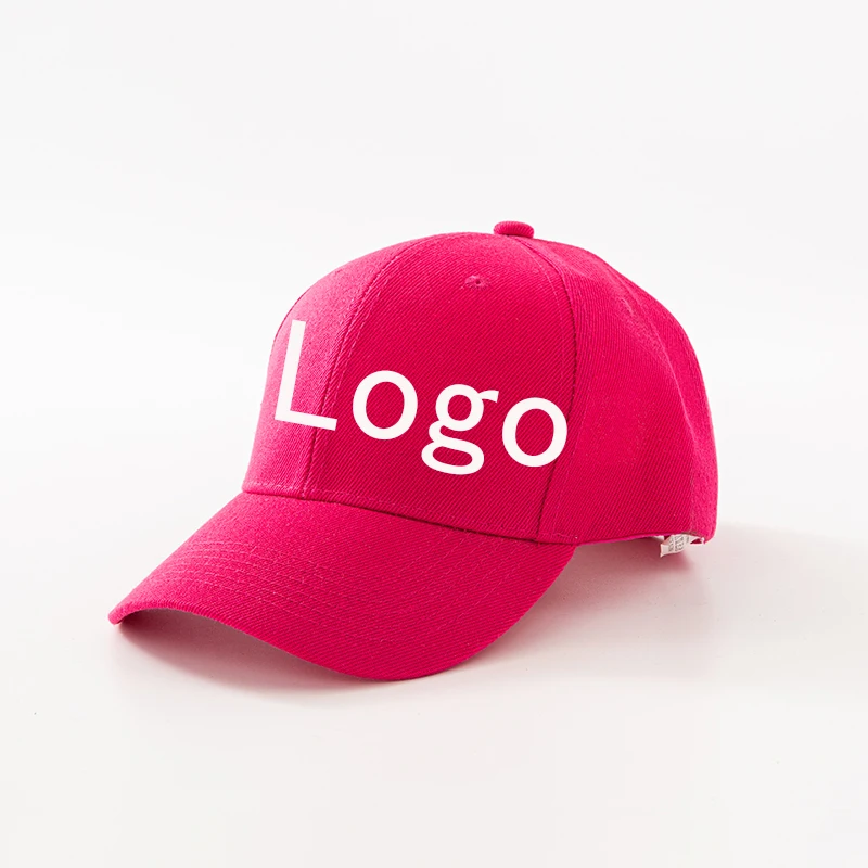 Custom Embroidered Logo Baseball Caps: Cotton, Colorful, 6 Panel, Unstructured Dad Hats for Men and Women
