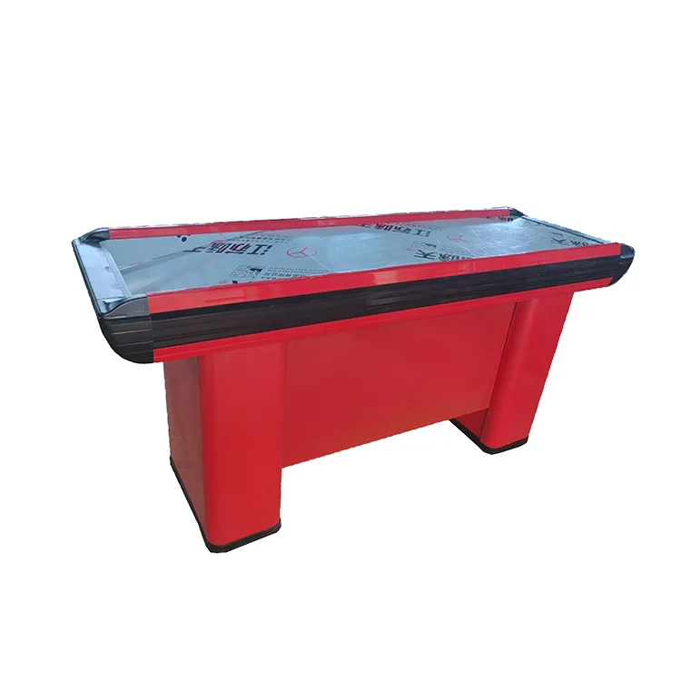 Modern Counter Design Retail Cash Register Desk Grocery Cashier Counter For Supermarket