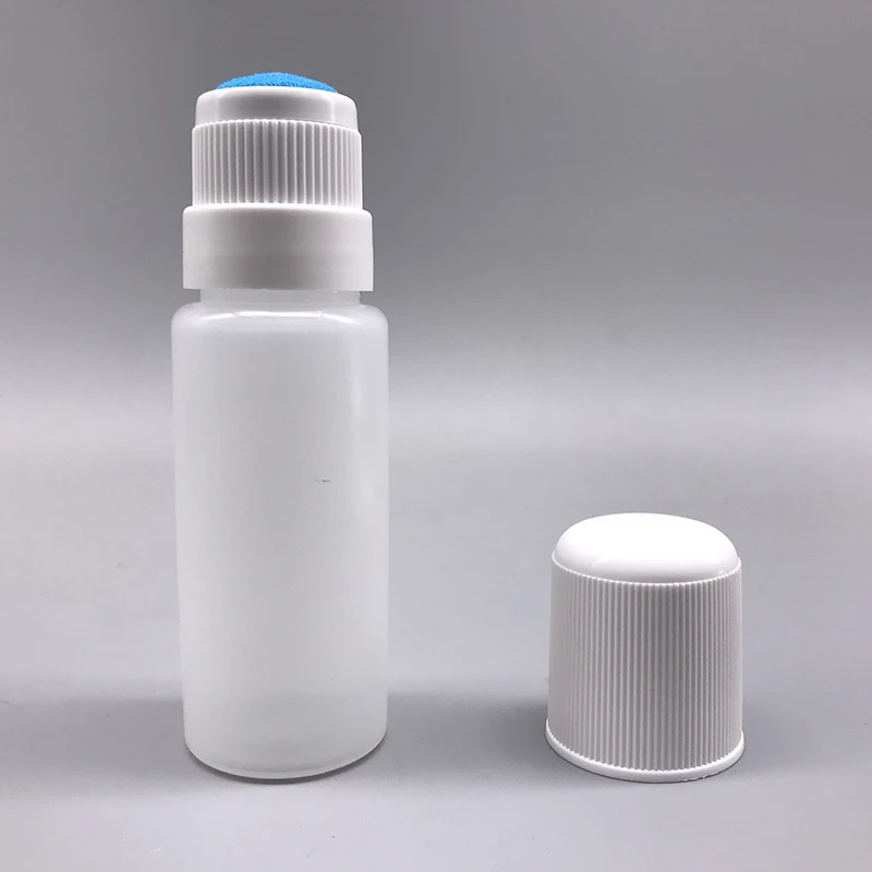 1 ounce 2 oz 30ml 50ml plastic squeeze  Stamp Cleaner sponge felt dauber applicator bottle with screw cap