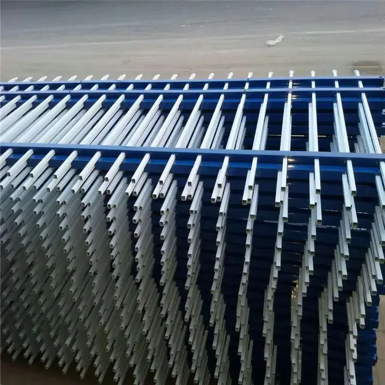 Pvc Coated Lattice Wrought Iron Zinc Steel Picket Fence