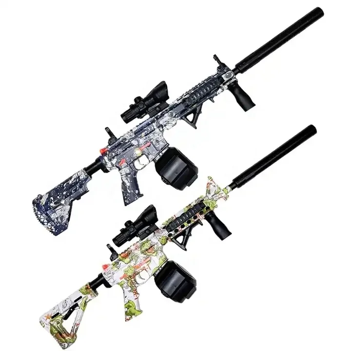 Safety Toy Gel Guns Kid Splatter Ball Gel Launcher Water Bullet Blaster Ball Gun Toy Ak47 M416 M4 Orbies Gel Gun