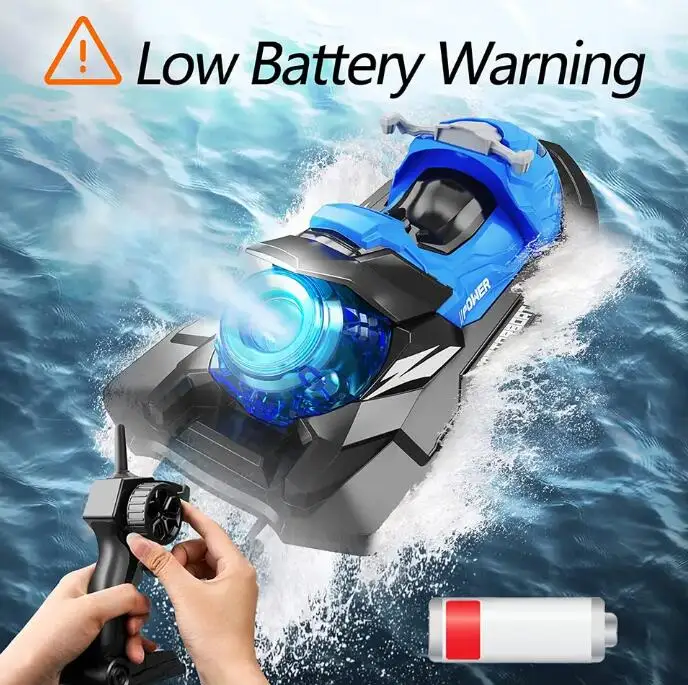 2.4Ghz Remote Control Mist Spraying High Speed Outdoor Mini Jet Ski Rc Racing Motorboat Model Toys For Kid