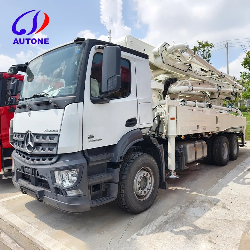 Factory Price 39m Truck Mounted Concrete Pump Used Concrete Pumps Truck Mounted Benz Chassis Diesel Concrete Pumps