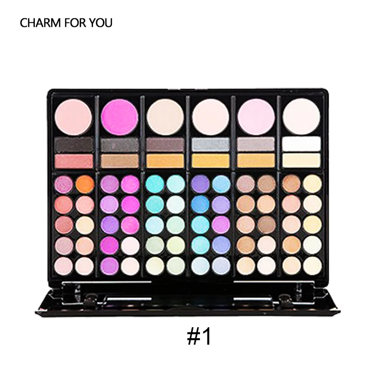78 Colors Matte Eye shadow Press Palette Glitter Eyeshadow Nude Cosmetic Kit Makeup Tool Kits for Girls Cosmetic maquillaje