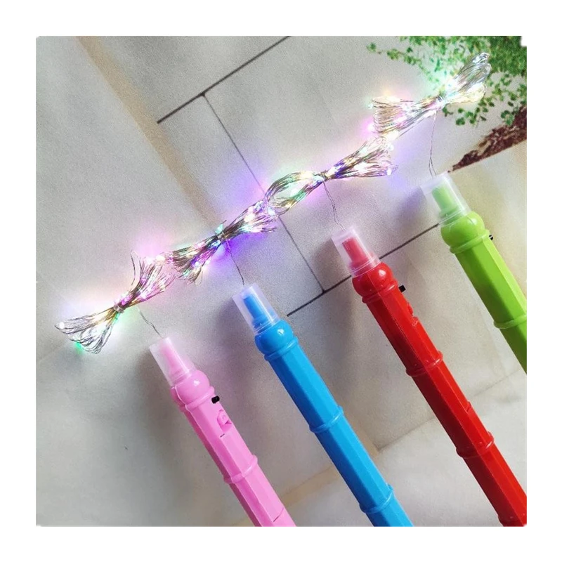 New 3-section wave ball handle high-brightness light line three-speed flashing lights 3 m  30 lights luminous accessories