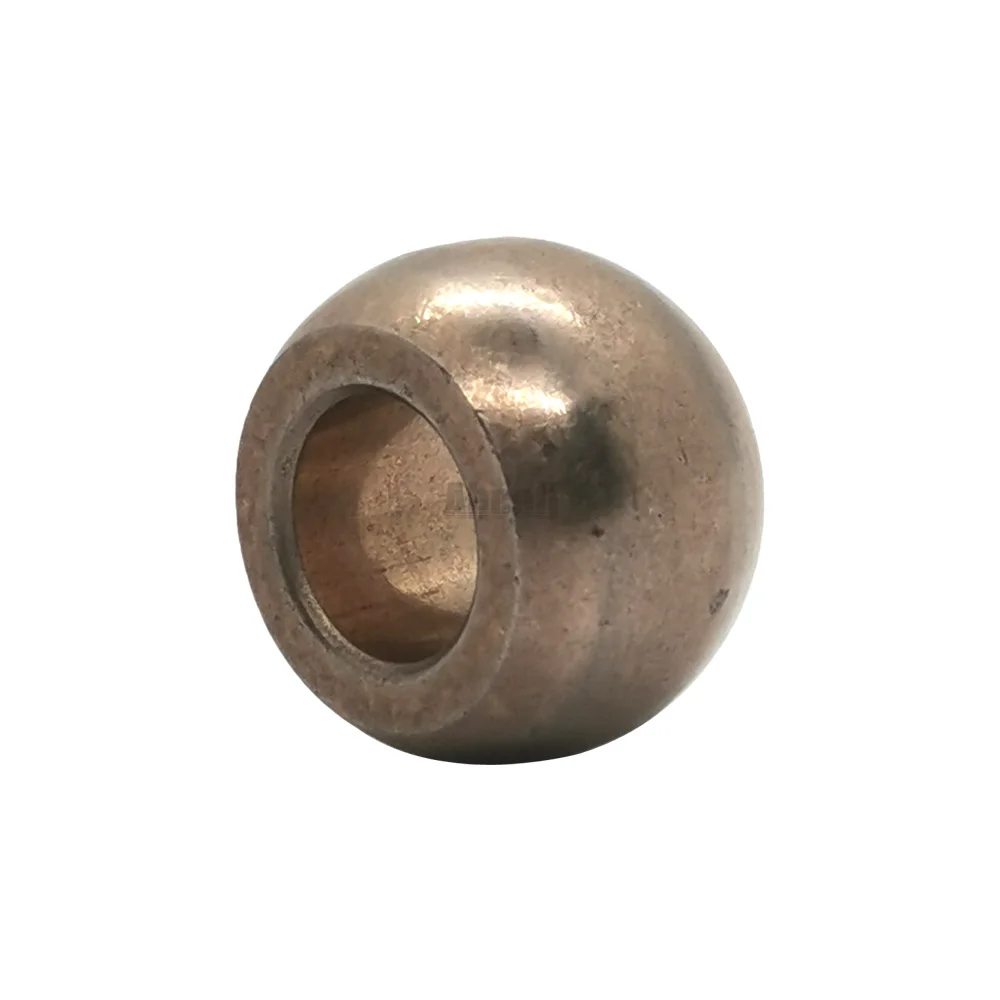 10xS20x13mm Outer Spherical Copper Iron Slide Bearing Bushing Plain Bush Oil Sintered Bronze Bushing