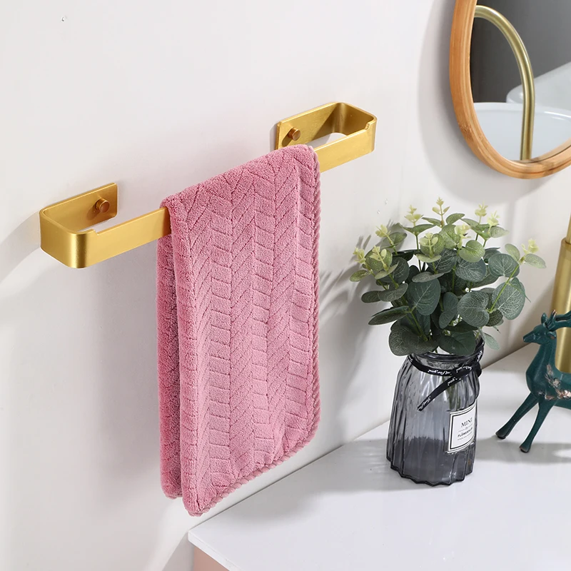 Aluminum Self Adhesive Bathroom Accessory Bathroom Accessories Sanitary Hardware Set