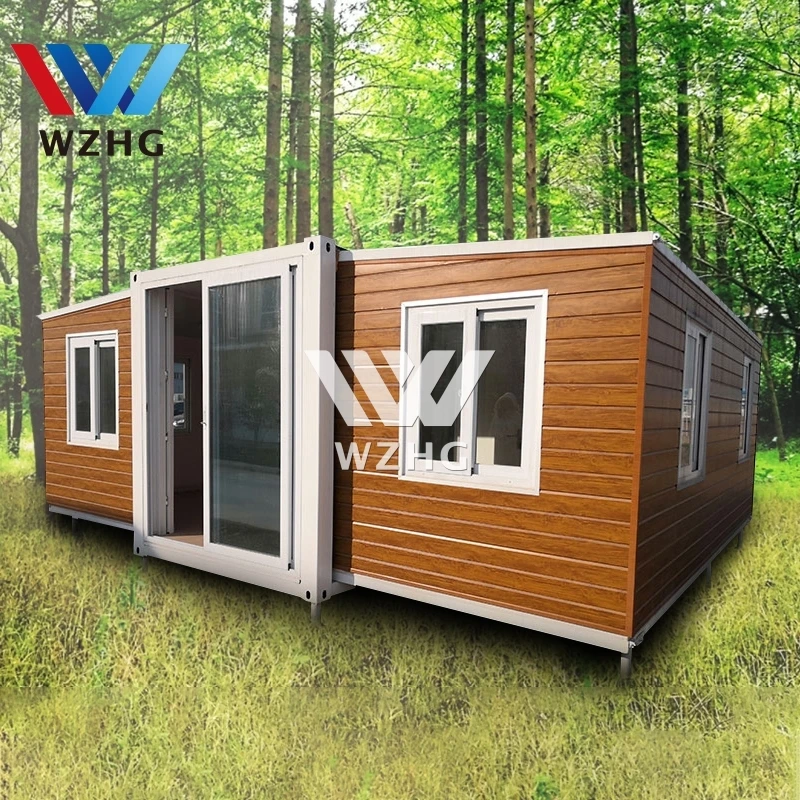 Lightweight Modular Office Container Homes 20Ft Prefab Shipping Tiny House Hous Container Hous With Video Technical Support