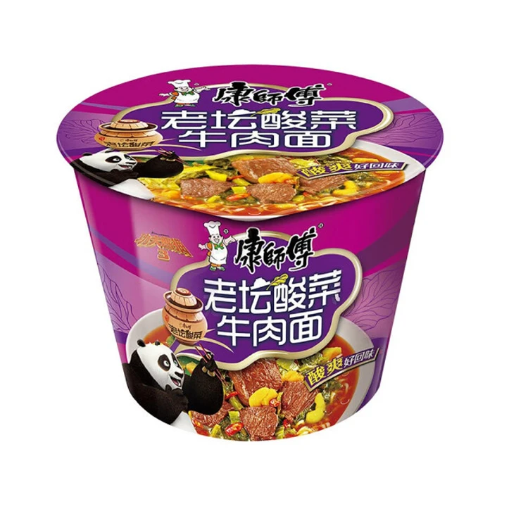 Good Quality Easy Cooking Box Packaging Fast Food 3 Mins Wheat Instant Noodle