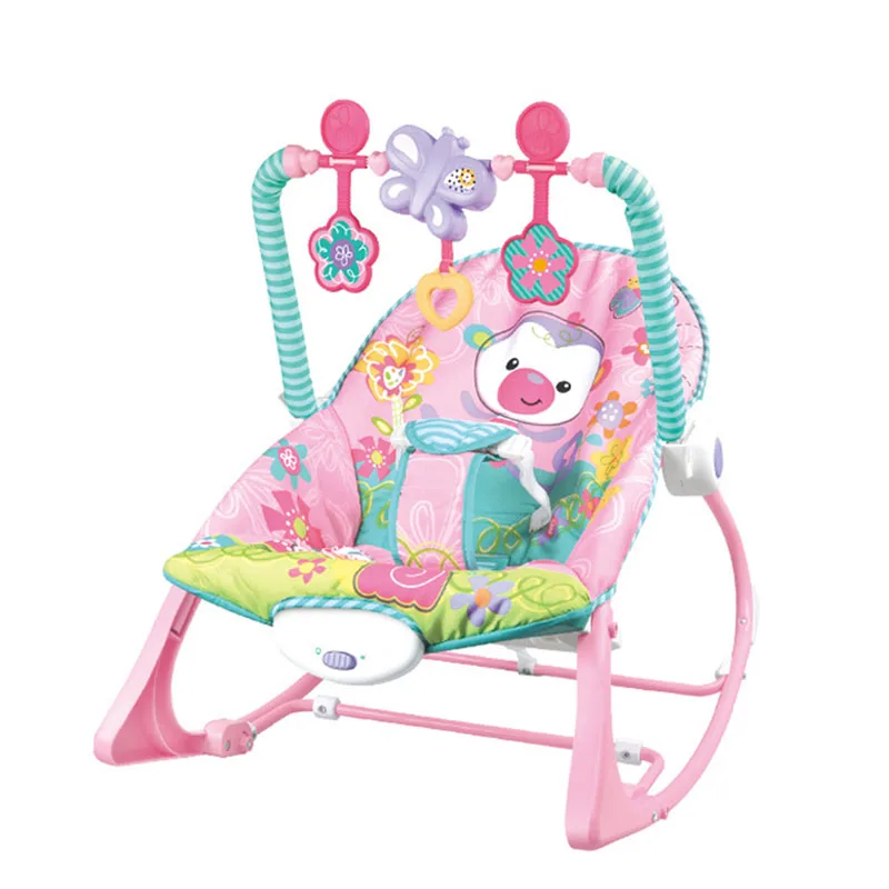 Electric Musical Baby Rocker Chair with Toy Funny Infant Vibration Swing Baby Bouncer Rocking Chair With Music