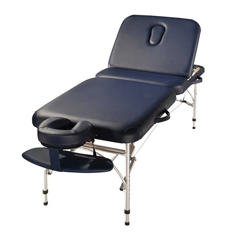 Mt Vigor-Atlanta Factory Direct Height Adjust Aluminum Steel Luxury Lightweight Bed Massage Spa Bed Folding Tattoo Table